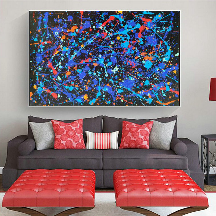 abstract painting,modern wall art,large art canvas L614