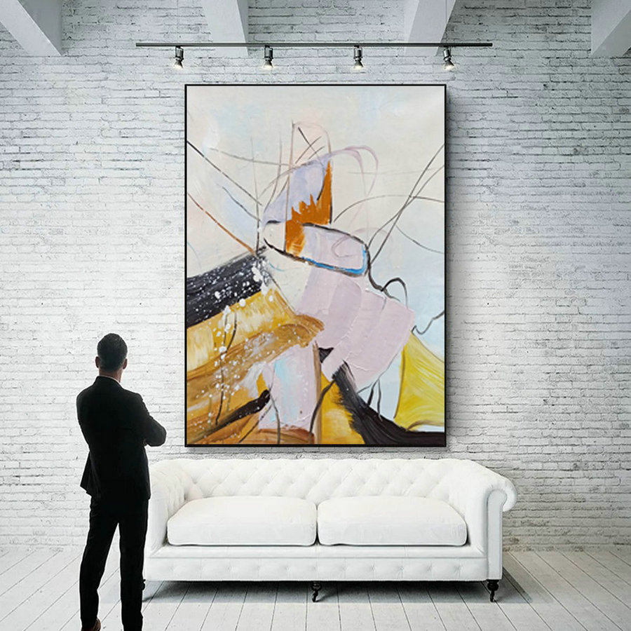 Abstract wall painting,Modern canvas LA157