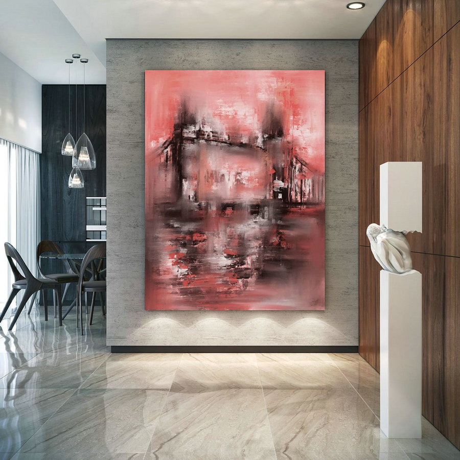 Original Painting,Painting On Canvas Modern Wall Decor Contemporary Art, Abstract Painting Pac478,Poster Size Canvas