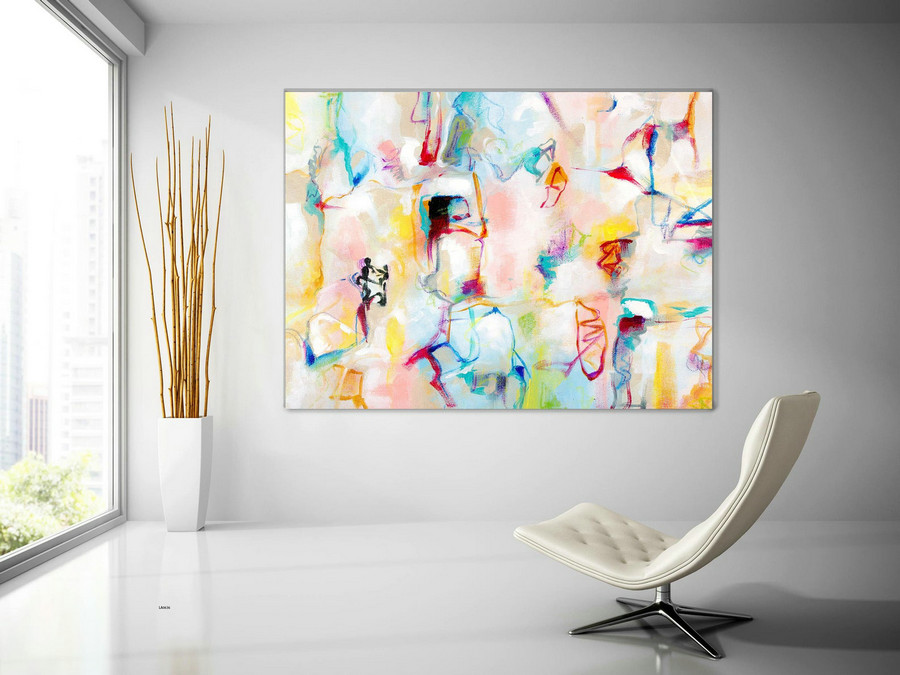 Extra Large Wall Art Original Painting On Canvas Contemporary Wallart Modern Abstract Living Room Wall Artcolorful Abstract Painting Lac636,Where To Buy Large Canvas