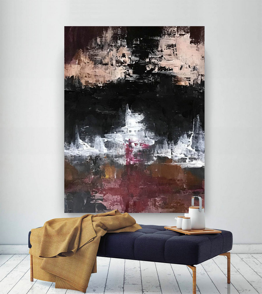 Large Painting On Canvas,Original Painting On Canvas,Art Paintings,Xl Abstract Painting,Large Art On Canvas,Abstract Texture Art Dic064,Big Cheap Canvas