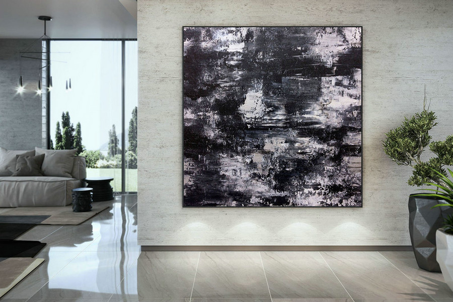 Large Abstract Painting,Modern Abstract Painting,Painting For Home,Oil Paintings,Abstract Painting,Acrylic Textured Dac041,Stretched Canvas Wall Art