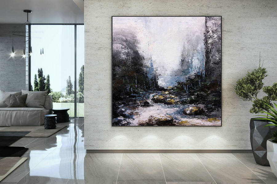 Large Abstract Painting,Modern Abstract Painting,Original Painting,Large Canvas Art,Xl Abstract Painting,Art With Texture Dmc224,Large Colorful Paintings