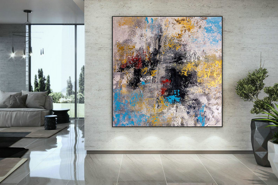 Large Painting On Canvas,Original Painting On Canvas,Oil Hand Painting,Home Decor Wall Art,Painting On Canvas Dmc121,Large Portrait Canvas